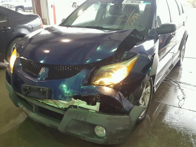 5Y2SL62864Z452784 - 2004 PONTIAC VIBE BLUE photo 9