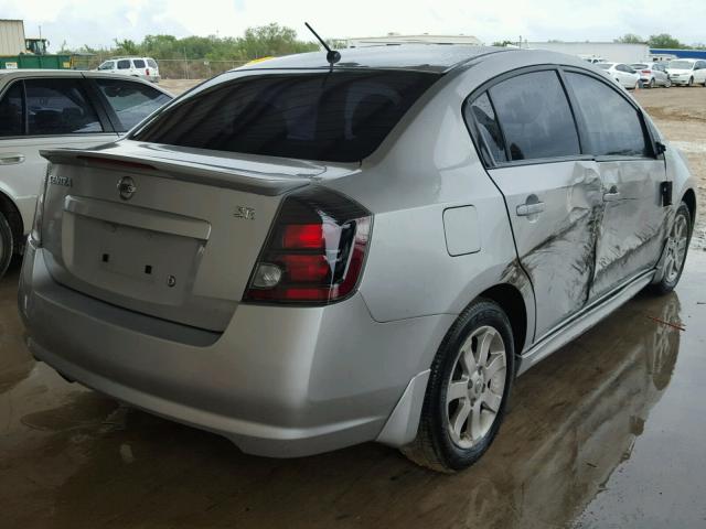 3N1AB6AP8CL745943 - 2012 NISSAN SENTRA 2.0 SILVER photo 4