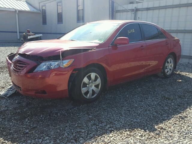 4T1BE46K09U289148 - 2009 TOYOTA CAMRY BASE RED photo 2