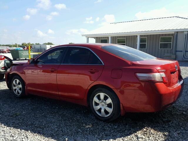 4T1BE46K09U289148 - 2009 TOYOTA CAMRY BASE RED photo 3