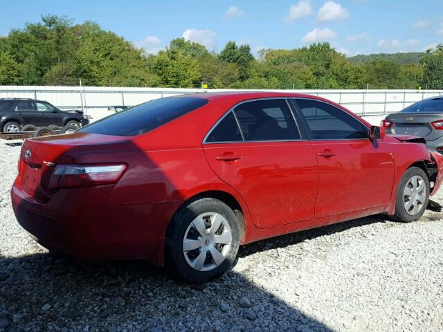 4T1BE46K09U289148 - 2009 TOYOTA CAMRY BASE RED photo 4