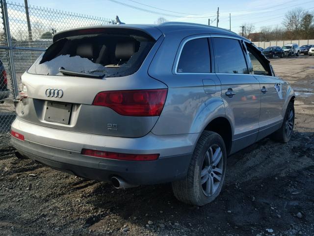 WA1BY74L38D047634 - 2008 AUDI Q7 3.6 QUA GRAY photo 4