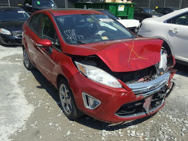 3FADP4CJ0BM108553 - 2011 FORD FIESTA SEL RED photo 1