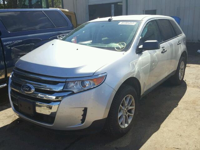 2FMDK3GC4DBC33313 - 2013 FORD EDGE SILVER photo 2