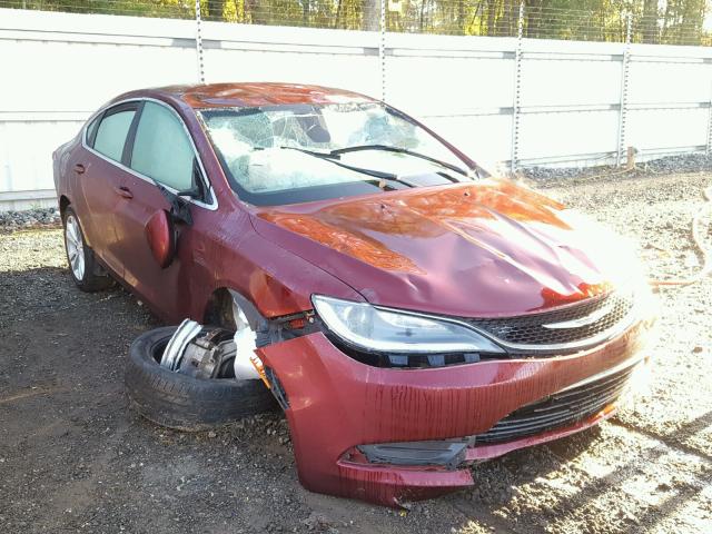 1C3CCCABXGN140709 - 2016 CHRYSLER 200 LIMITE BURGUNDY photo 1