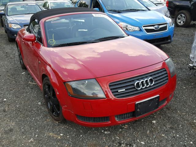 TRUUT28N421021540 - 2002 AUDI TT QUATTRO RED photo 1