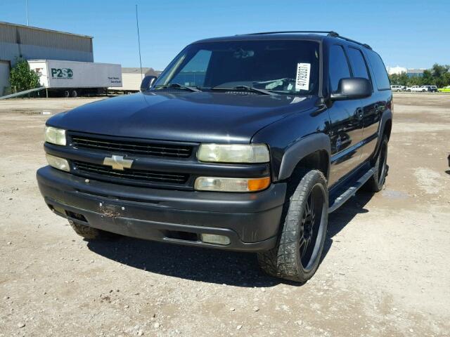 3GNGC26U53G201363 - 2003 CHEVROLET SUBURBAN C BLACK photo 2