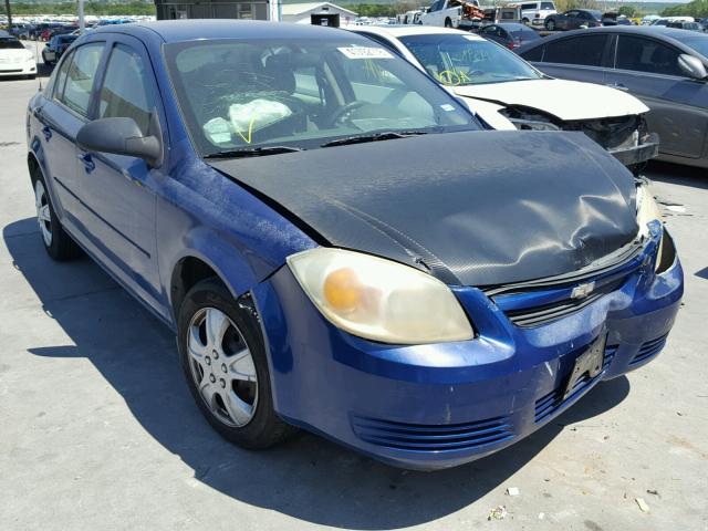 1G1AK52F257508152 - 2005 CHEVROLET COBALT BLUE photo 1