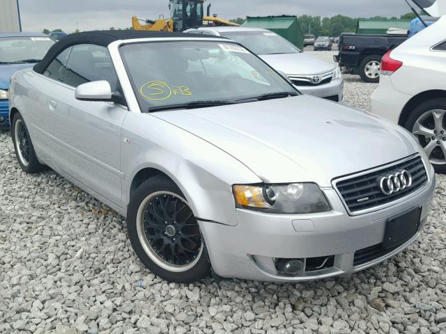 WAUDT48H54K011884 - 2004 AUDI A4 QUATTRO SILVER photo 1