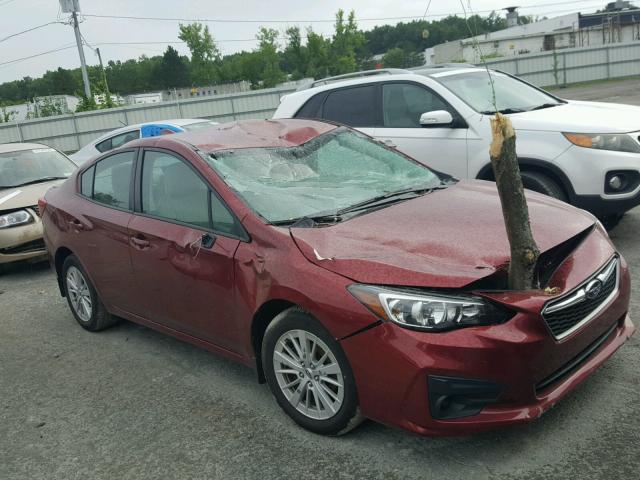 4S3GKAB64H3600787 - 2017 SUBARU IMPREZA PR BURGUNDY photo 1