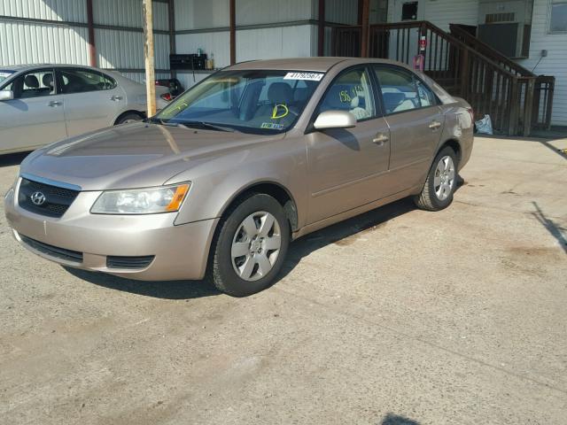 KMHET46CX6A089077 - 2006 HYUNDAI SONATA BEIGE photo 2