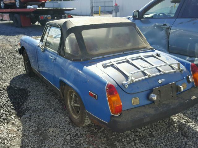 GAN6UG185463G - 1976 MG MIDGET BLUE photo 3