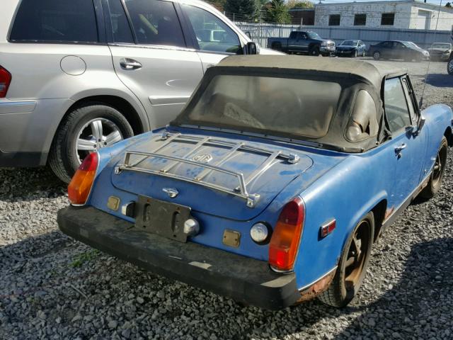 GAN6UG185463G - 1976 MG MIDGET BLUE photo 4