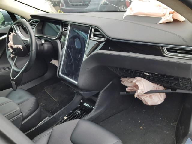 5YJSA1S25FF095224 - 2015 TESLA MODEL S 70 GRAY photo 9