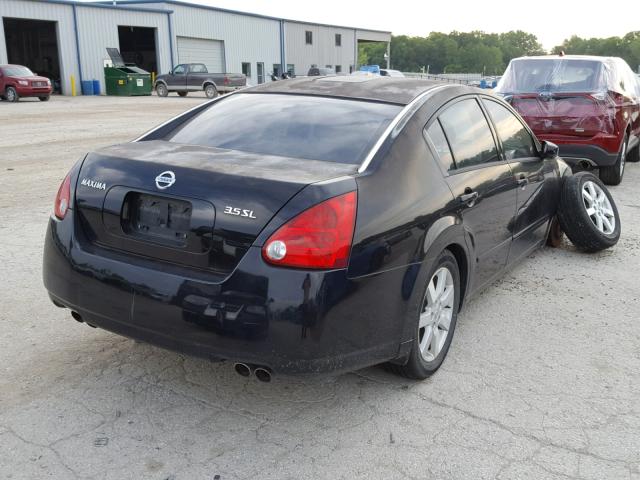 1N4BA41E75C818487 - 2005 NISSAN MAXIMA SE BLACK photo 4