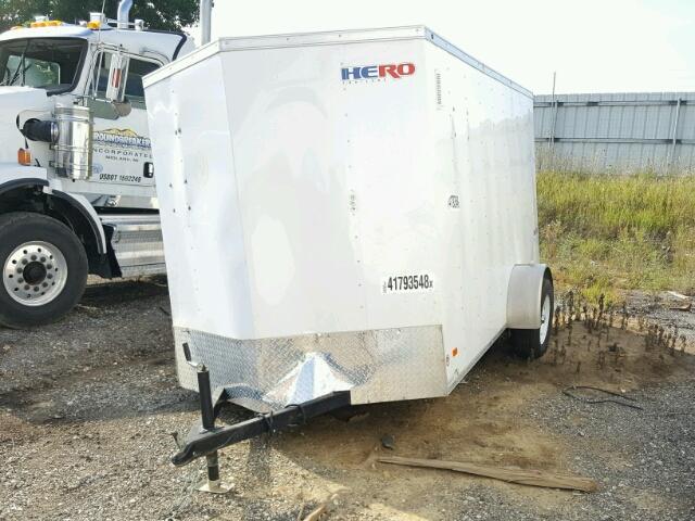 542BB1212HB016087 - 2016 CARGO TRAILER WHITE photo 2