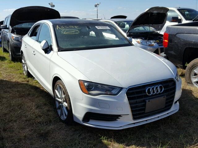 WAUCCGFF0F1008656 - 2015 AUDI A3 PREMIUM WHITE photo 1