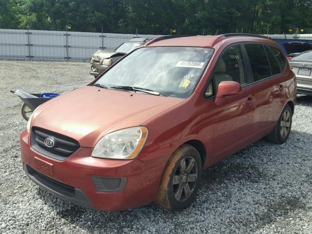 KNAFG525777025231 - 2007 KIA RONDO BASE ORANGE photo 2