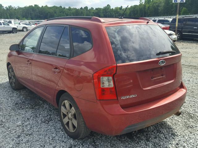 KNAFG525777025231 - 2007 KIA RONDO BASE ORANGE photo 3