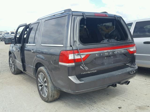 5LMJJ2HT5GEL06225 - 2016 LINCOLN NAVIGATOR 灰色 照片 3