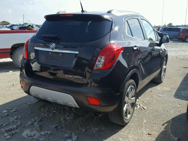 KL4CJDSB5EB684341 - 2014 BUICK ENCORE PRE BURGUNDY photo 4