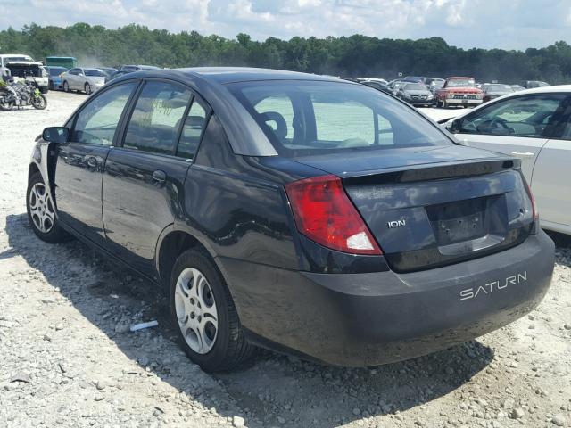 1G8AJ52F93Z120552 - 2003 SATURN ION LEVEL BLACK photo 3