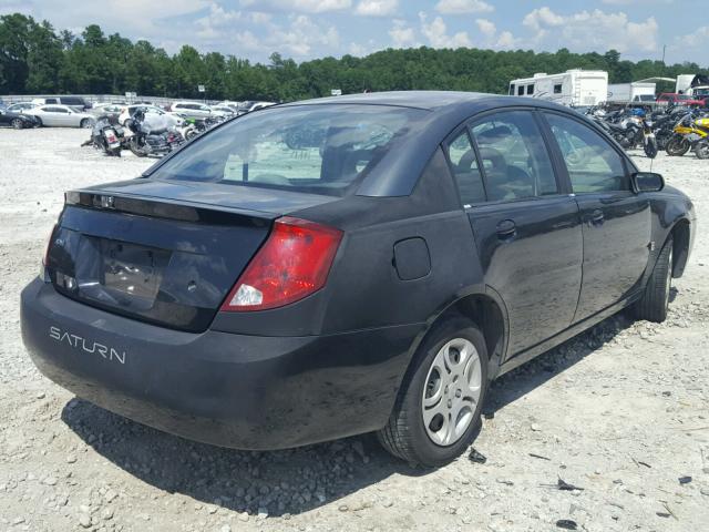 1G8AJ52F93Z120552 - 2003 SATURN ION LEVEL BLACK photo 4