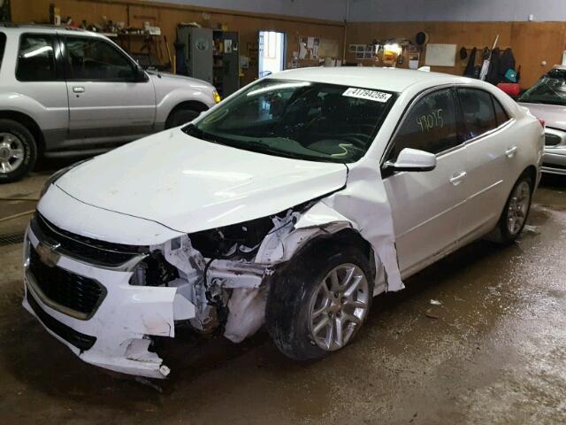 1G11C5SLXFU112055 - 2015 CHEVROLET MALIBU 1LT თეთრი ფოტო 2