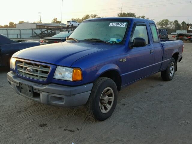 1FTYR14U73PB87499 - 2003 FORD RANGER BLUE photo 2