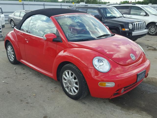 3VWCM21Y64M301776 - 2004 VOLKSWAGEN NEW BEETLE წითელი ფოტო 1