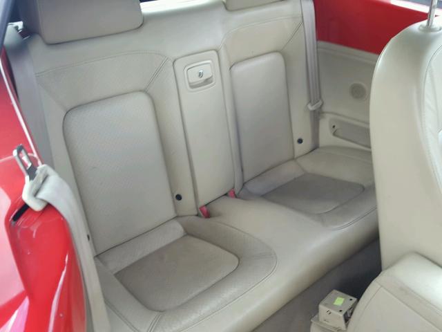 3VWCM21Y64M301776 - 2004 VOLKSWAGEN NEW BEETLE წითელი ფოტო 6