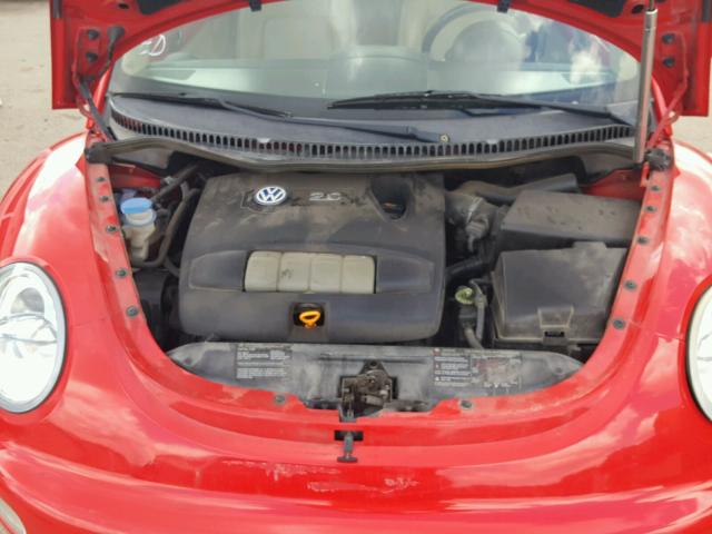 3VWCM21Y64M301776 - 2004 VOLKSWAGEN NEW BEETLE წითელი ფოტო 7