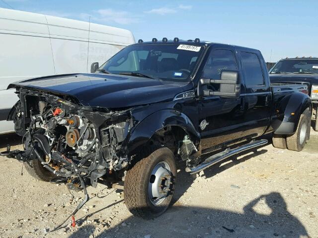 1FT8W3DT9GED46259 - 2016 FORD F350 BLACK photo 2