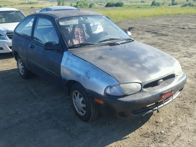 KNJLT05H0V6231081 - 1997 FORD ASPIRE BLACK photo 1