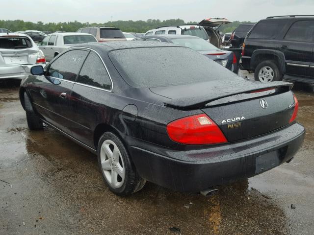 19UYA42642A002468 - 2002 ACURA 3.2CL TYPE BLACK photo 3