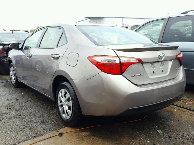 5YFBPRHE4EP051815 - 2014 TOYOTA COROLLA EC 棕色 照片 3
