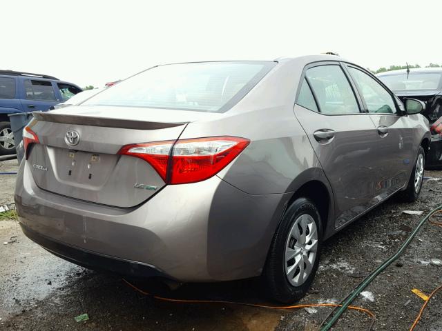 5YFBPRHE4EP051815 - 2014 TOYOTA COROLLA EC 棕色 照片 4