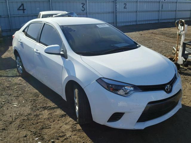 5YFBURHE6GP567749 - 2016 TOYOTA COROLLA L WHITE photo 1