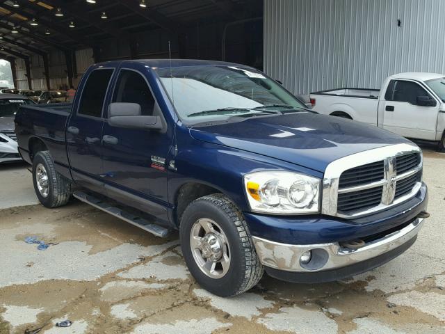 3D7KR28A37G832533 - 2007 DODGE RAM 2500 S BLUE photo 1