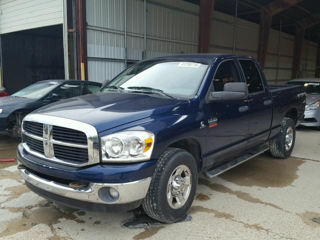 3D7KR28A37G832533 - 2007 DODGE RAM 2500 S BLUE photo 2