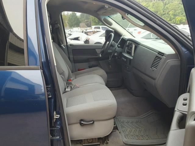 3D7KR28A37G832533 - 2007 DODGE RAM 2500 S BLUE photo 5