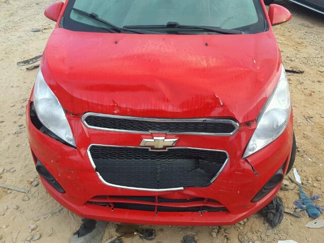 KL8CB6S93EC477218 - 2014 CHEVROLET SPARK LS RED photo 9