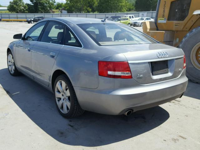 WAUDV74F17N065895 - 2007 AUDI A6 4.2 QUA GRAY photo 3