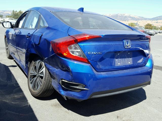 19XFC1F76GE209739 - 2016 HONDA CIVIC EXL 蓝色 照片 3