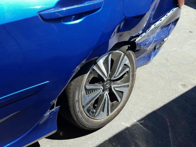 19XFC1F76GE209739 - 2016 HONDA CIVIC EXL 蓝色 照片 9