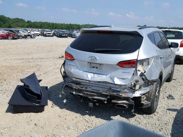 5XYZU3LBXEG164299 - 2014 HYUNDAI SANTA FE S SILVER photo 4