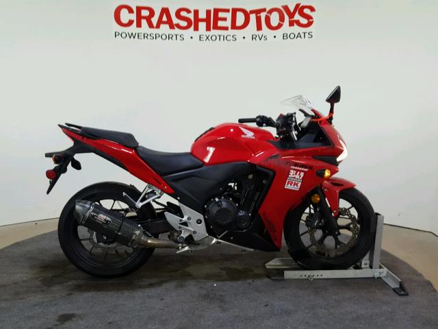 MLHPC4414D5003053 - 2013 HONDA CBR500 RED photo 1