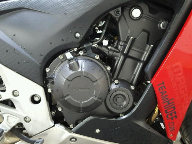 MLHPC4414D5003053 - 2013 HONDA CBR500 RED photo 11