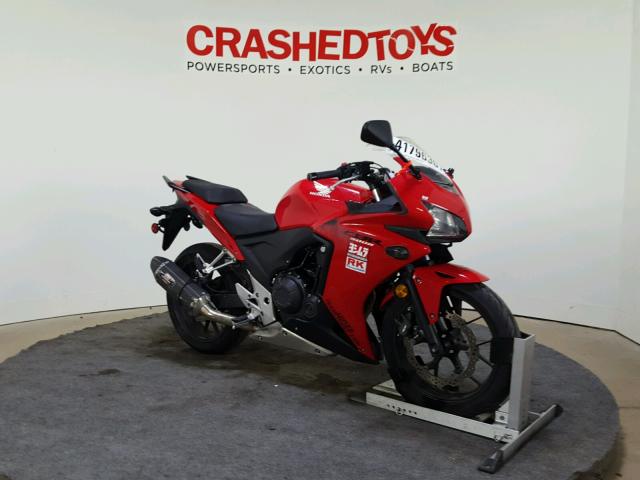 MLHPC4414D5003053 - 2013 HONDA CBR500 RED photo 2