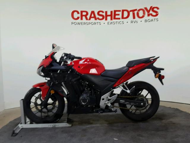 MLHPC4414D5003053 - 2013 HONDA CBR500 RED photo 5